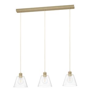 EGLO Copley hangende plafondverlichting Flexibele montage E27 40 W Goud, Transparant