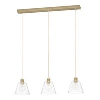 EGLO Copley hangende plafondverlichting Flexibele montage E27 40 W Goud, Transparant - thumbnail