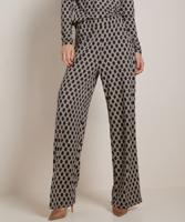 wide fit broek met all-over print wide fit broek met all-over print