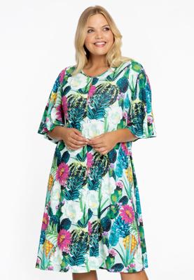 Yoek Jurk A-lijn PINEAPPLE | Licht Blauw | Maat 54/56