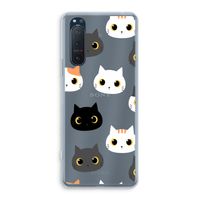 Katten: Sony Xperia 5 II Transparant Hoesje