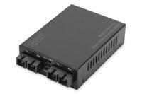 Digitus DN-82024 netwerk media converter 100 Mbit/s 1310 nm Multimode, Single-mode Zwart