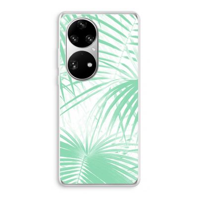 Palmbladeren: Huawei P50 Pro Transparant Hoesje