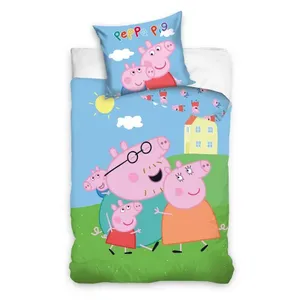 Peppa Pig Dekbedovertrek Family 100 x 135 Cm Katoen