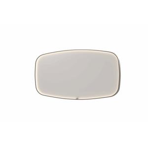 Spiegel INK SP31 160x4x80 cm incl. LED-verlichting en Spiegelverwarming Geborsteld RVS