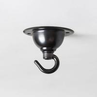 Traditionele plafond haak donker messing 3,5kg