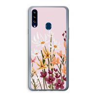 Painted wildflowers: Samsung Galaxy A20s Transparant Hoesje