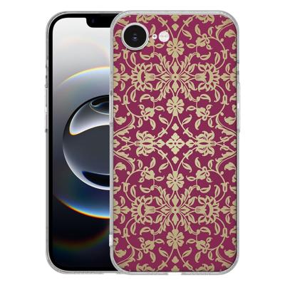 TPU Hoesje iPhone 16e - Barok Pink Backcover