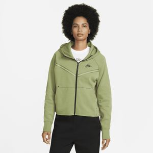 Nike Tech Fleece Dames Trainingspak Groen - Maat XS - Kleur: Groen | Soccerfanshop