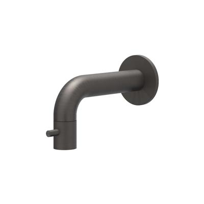 Fonteinkraan IVY Concord Wand Met Schuimstraalmond Geborsteld Carbon Black PVD