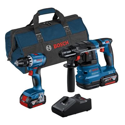 Bosch Professional Accu Combiset GSR 18V-45 + GBH 18V-22 18V 4,0Ah in Tas - 0615A50038