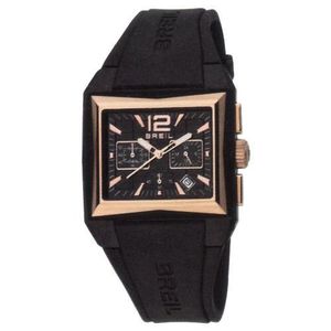 Horlogeband Breil BW0256 Silicoon Zwart 20mm