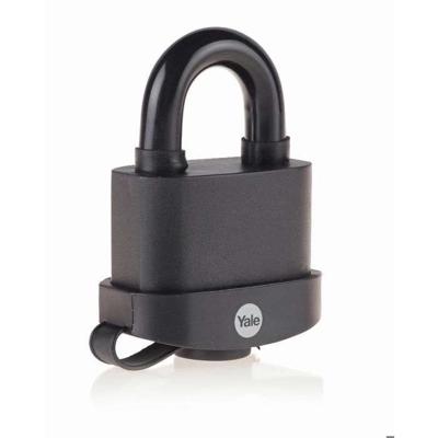 YALE waterdicht hangslot - Y220B/51/118/1 - Beugel van gelamineerd gehard staal - 51 mm thermoplastische bescherming - 3 sleutels