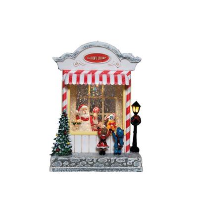 Lantaarn candyshop 22x18 cm wit - Annas collection