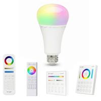 RGBWW led lamp set met afstandsbediening 12w e27 1 tot 4 lampen