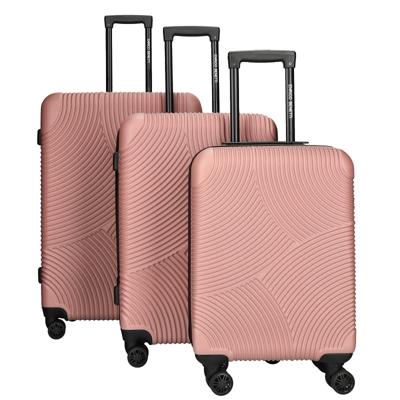 Enrico Benetti Louisville kofferset driedelig-Oldpink