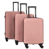 Enrico Benetti Louisville kofferset driedelig-Oldpink Enrico Benetti Louisville kofferset driedelig-Oldpink