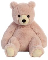 Aurora knuffelbeer Olivia meisjes 30 cm pluche zalmroze - thumbnail