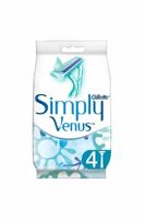 Gillette Gillette Simply Venus Wegwerpscheermes - 4 Stuks Gillette Gillette Simply Venus Wegwerpscheermes - 4 Stuks