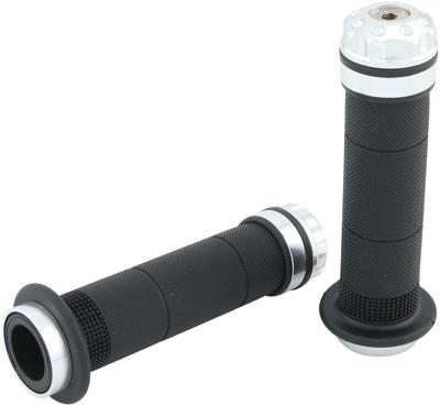 TNT Pr. hand grip rubber "ultimate" black-chrome
