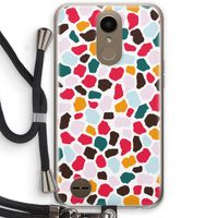 Colored Giraffe: LG K10 (2017) Transparant Hoesje met koord