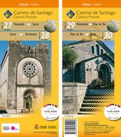 Wandelkaart 27-30 Camino Santiago de Compostella Triacastela - Arzúa | CNIG - Instituto Geográfico Nacional - thumbnail