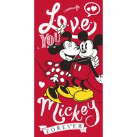 Disney Minnie & Mickey Mouse Strandlaken Forever -70 x 140 cm - Katoen - thumbnail