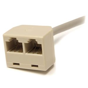 StarTech.com 2-naar-1 RJ45 splitter adapterkabel F/M