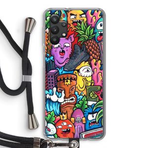 Vexx Mixtape: Samsung Galaxy A32 5G Transparant Hoesje met koord