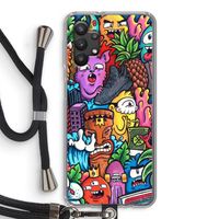 Vexx Mixtape: Samsung Galaxy A32 5G Transparant Hoesje met koord