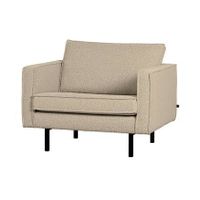 BePureHome Fauteuil Rodeo - Bouclé - Beige - 85x105x86 - thumbnail