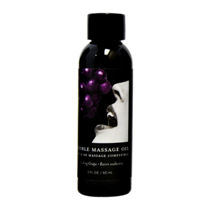 Earthly body Grape Edible Massage Oil - 2 fl oz / 60 ml