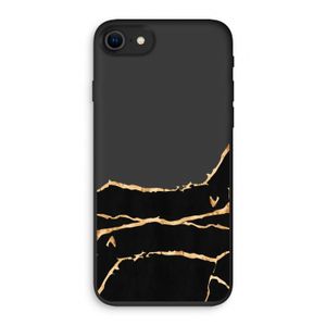 Gouden marmer: iPhone SE 2020 Biologisch afbreekbaar hoesje