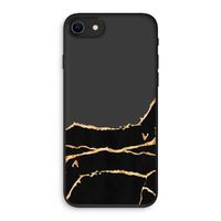 Gouden marmer: iPhone SE 2020 Biologisch afbreekbaar hoesje