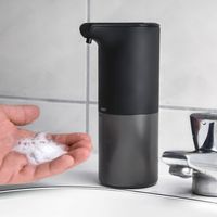 USB Automatische Zeepdispenser - Oplaadbaar - 350ml - Infrarood Technologie - Mat Zwart - Zeeppompje