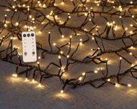 Treeclusterverlichting 768l met afstandsbediening 10m warm wit - Annas collection