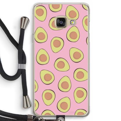Dancing avocados: Samsung Galaxy A3 (2016) Transparant Hoesje met koord