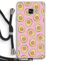 Dancing avocados: Samsung Galaxy A3 (2016) Transparant Hoesje met koord