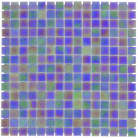 The Mosaic Factory Amsterdam Mozaiek Tegel Vierkant - Licht Grijs Glas Parelmoer Serie 322x322 mm
