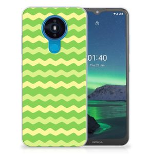 Nokia 1.4 TPU bumper Waves Green