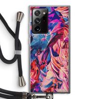 Pink Orchard: Samsung Galaxy Note 20 Ultra / Note 20 Ultra 5G Transparant Hoesje met koord