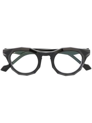 Yohji Yamamoto lunettes de vue à monture géométrique - Noir