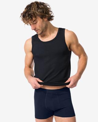 HEMA Korte herenboxers katoen stretch - 3 stuks rood (rood)