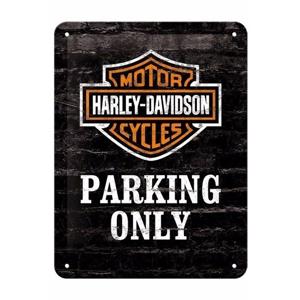 Nostalgic Art - Harley Davidson Parking Only - Metalen - wandbord - 15x20cm - Mancave