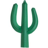 PVC Mexicaanse thema decoratie 3D cactus 62 x 37 cm - thumbnail