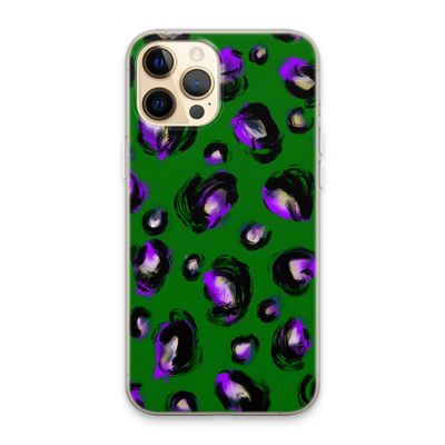 Green Cheetah: iPhone 13 Pro Max Transparant Hoesje