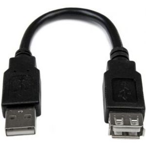 StarTech.com 15cm USB 2.0 Verlengkabel A naar A M/F