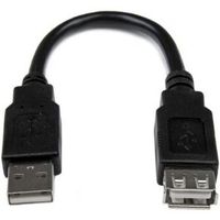 StarTech.com 15cm USB 2.0 Verlengkabel A naar A M/F