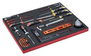 Bahco Foaminlay Fit&Go 3/3 met rolbandmaat en schroevendraaiers - 20-delig - FF1A49
