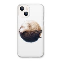 Yin Yang Wolves: iPhone 13 Transparant Hoesje